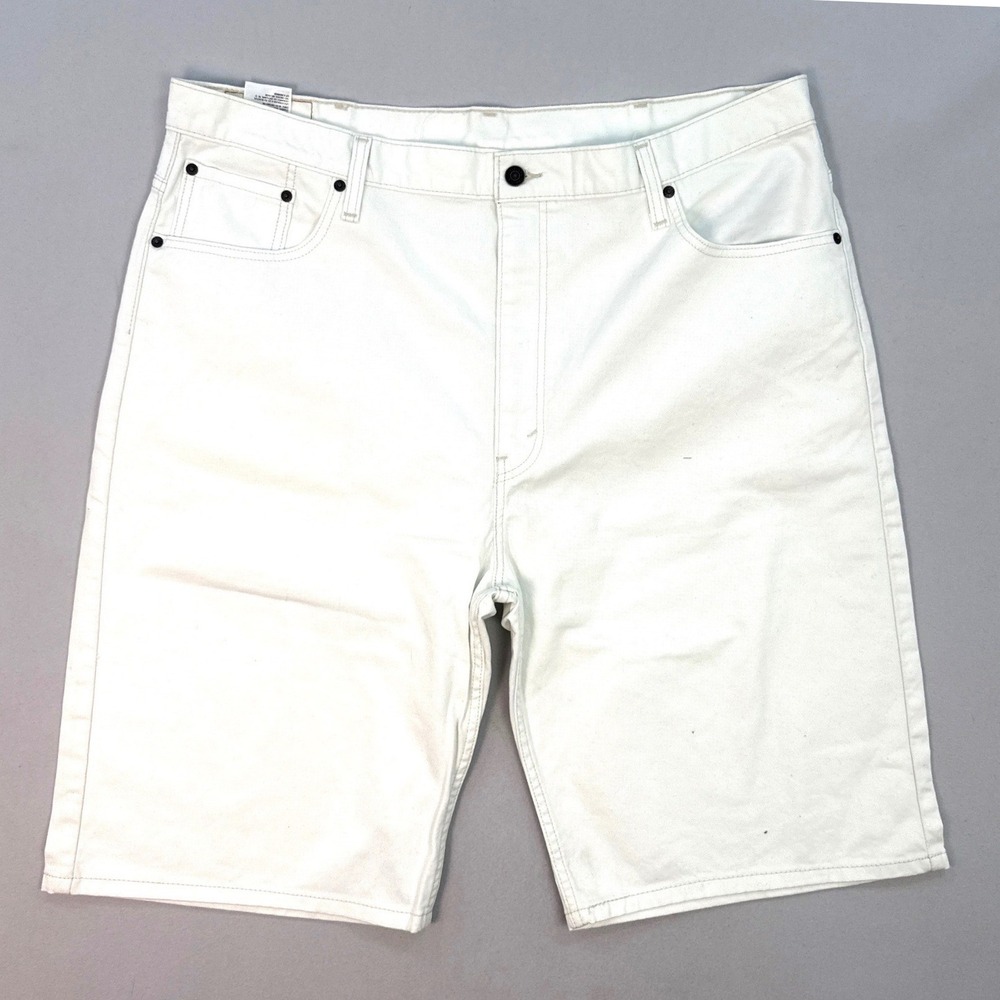 Levis 569 Loose Straight Denim Shorts Mens 42 Off White Baggy Skater